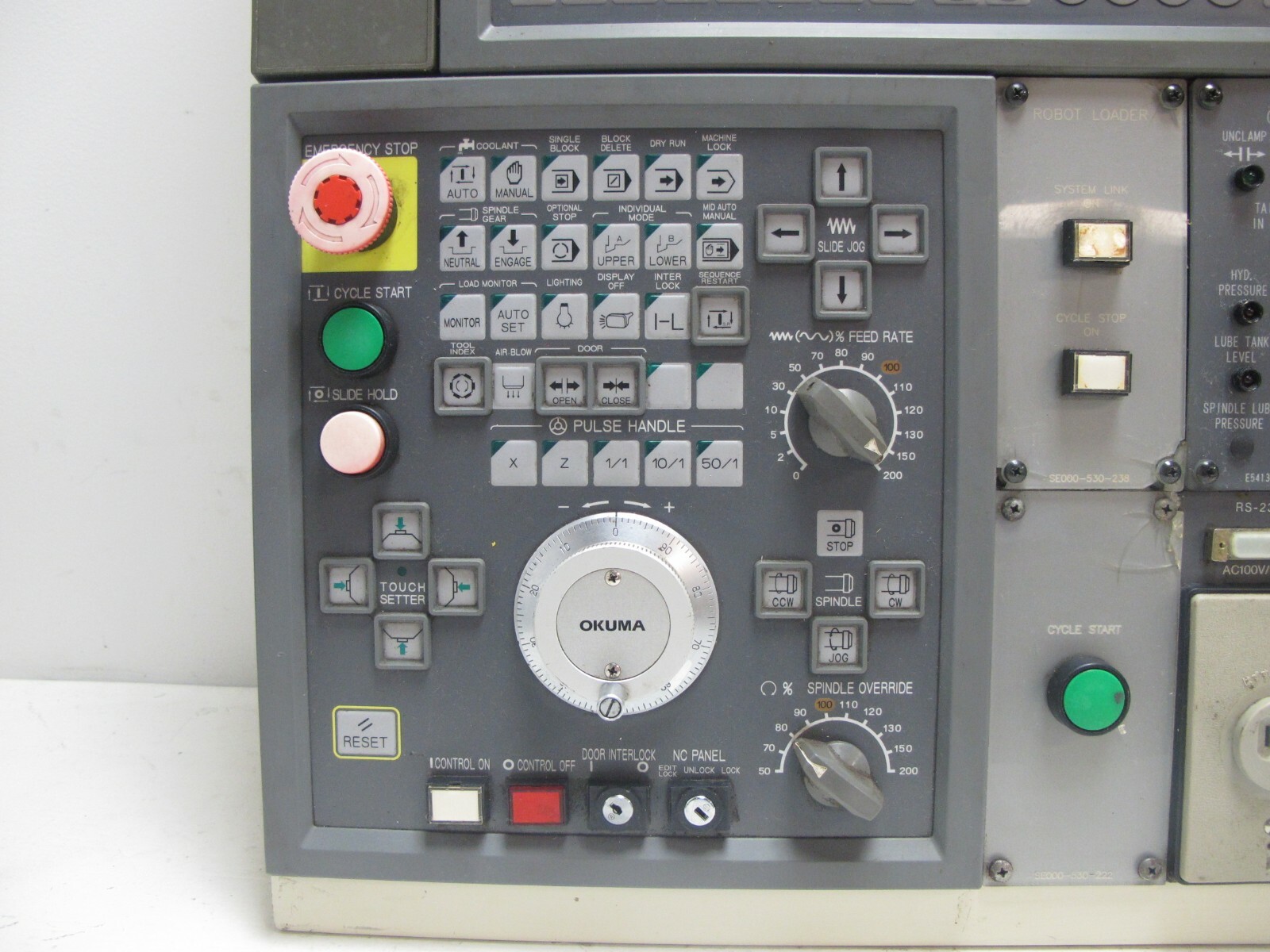 OKUMA OSP-U10L CNC Machine Control Panel Controller OSPU10L Lathe Operator 0SP