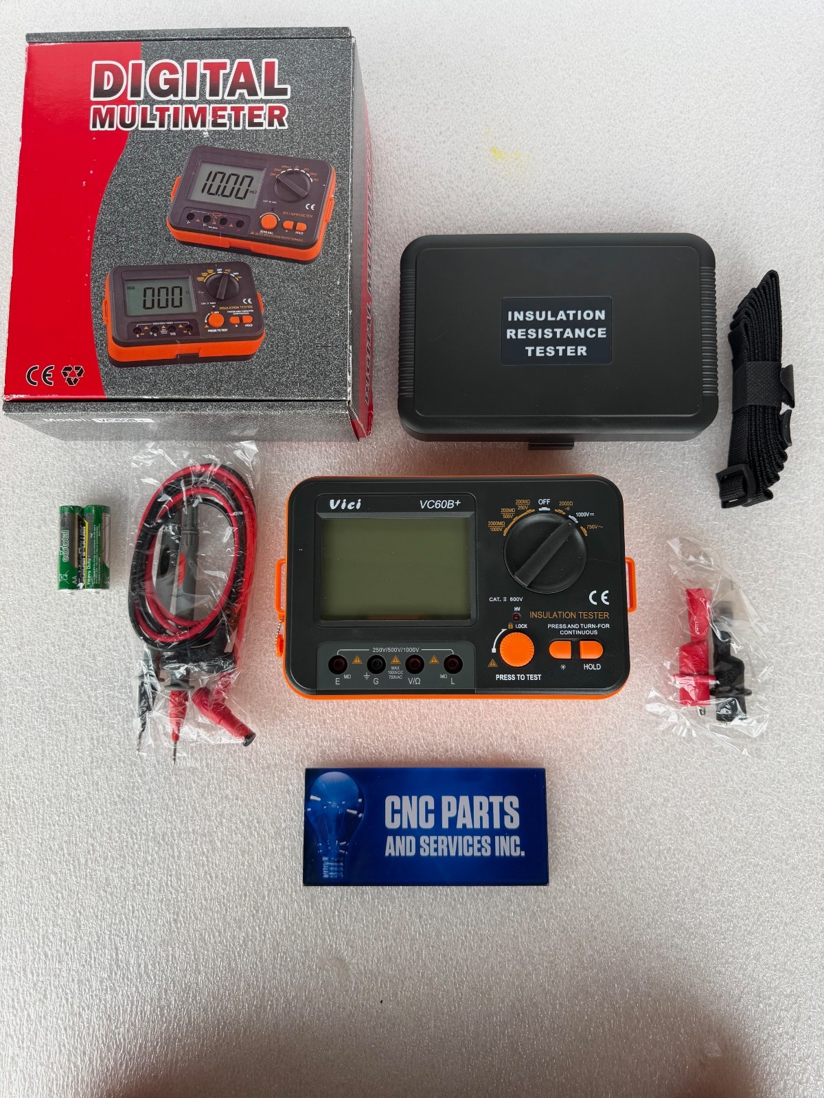 VICI VC60B+Digital MegOhm Meter Insulation Tester Megohmmeter DCV ACV resistance