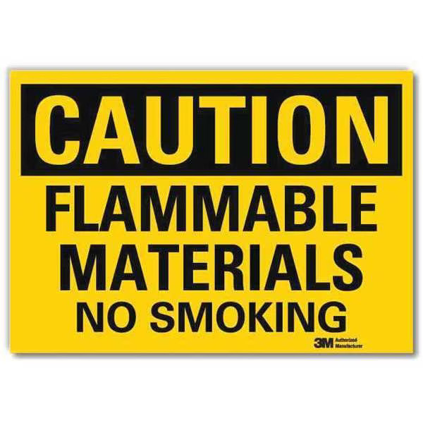 Lyle U4-1313-RD_14X10 No Smoking Sign, 10 in Height, 14 in Width, Refl