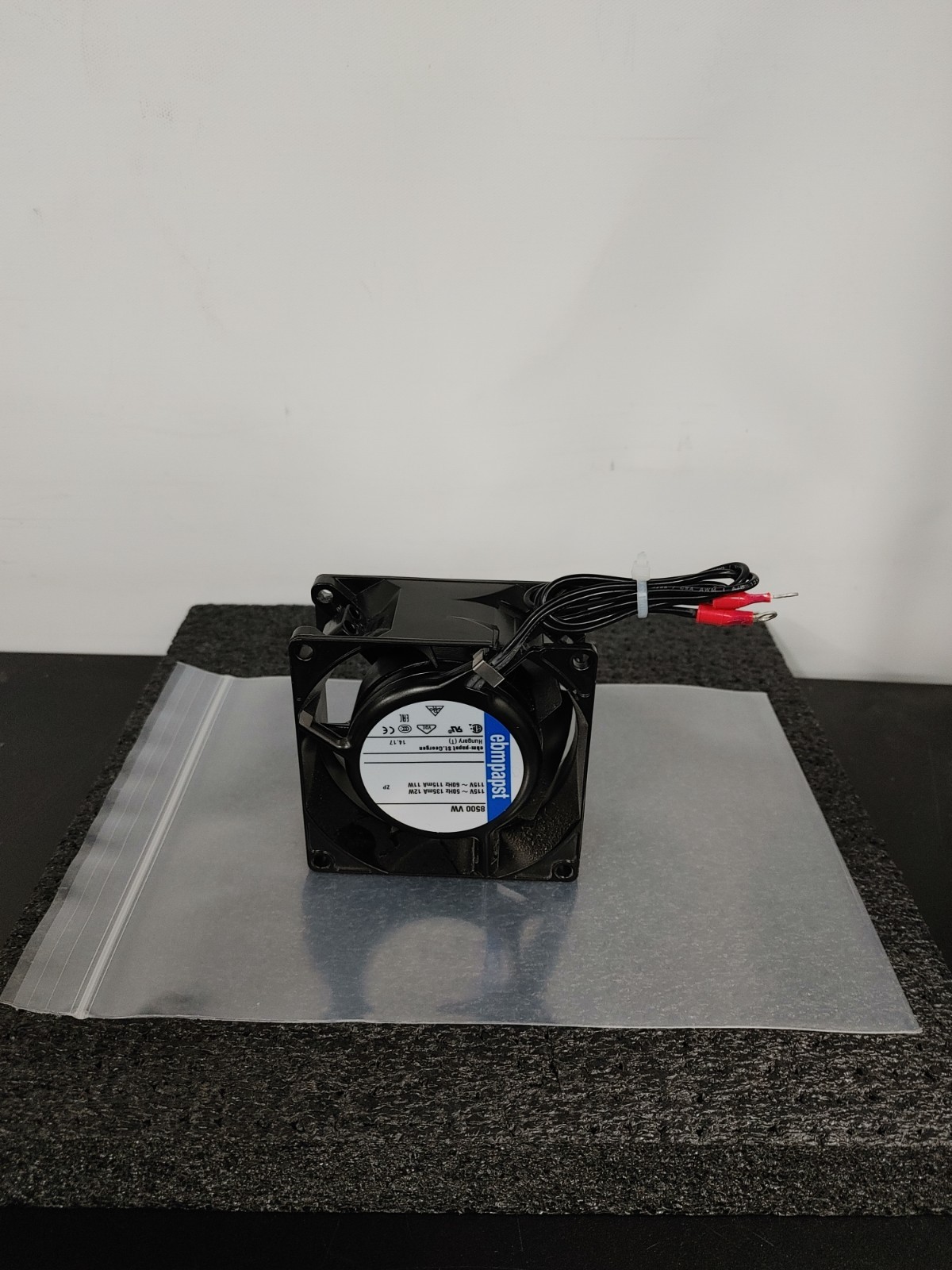 EBM PAPST 8500 VW 115V Square Sleeve Bearing AC Axial Fan