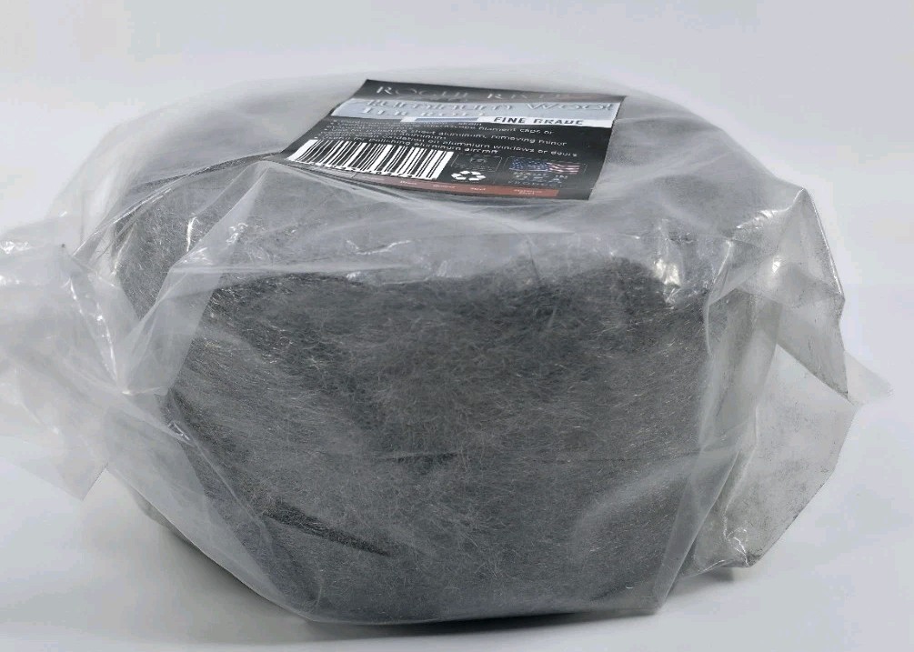 Aluminum Wool (FINE Grade) – 1lb Roll – by Rogue River Tools. Soft clean!