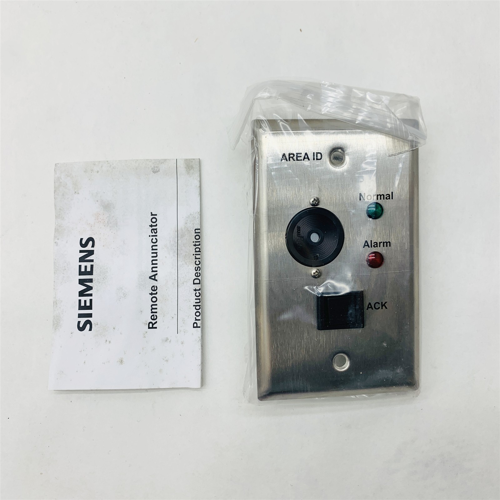 Siemens 547-199 Rev AA RPM Remote Annunciator Module Room Pressure Monitor New