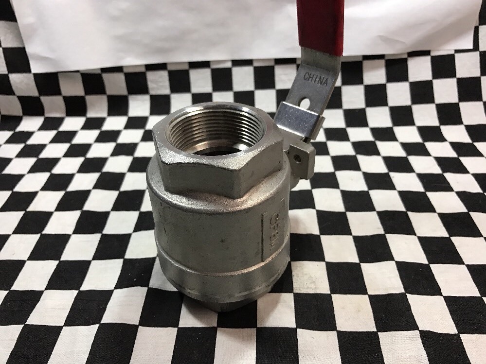 C&C INDUSTRIES BALL VALVE 1-1/2″ FNPT, CF8M, 1-1/2-2000 WOG, SHIPSAMEDAY