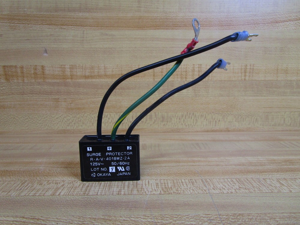 Okaya RAV-401BWZ-2A Surge Protector RAV401BWZ2A (Pack of 2)
