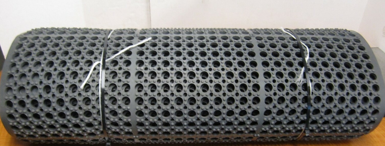 Wearwell WorkSafe Light Anti-Fatigue Drainage 3′ x 20′ Rubber Floor Mat NEW