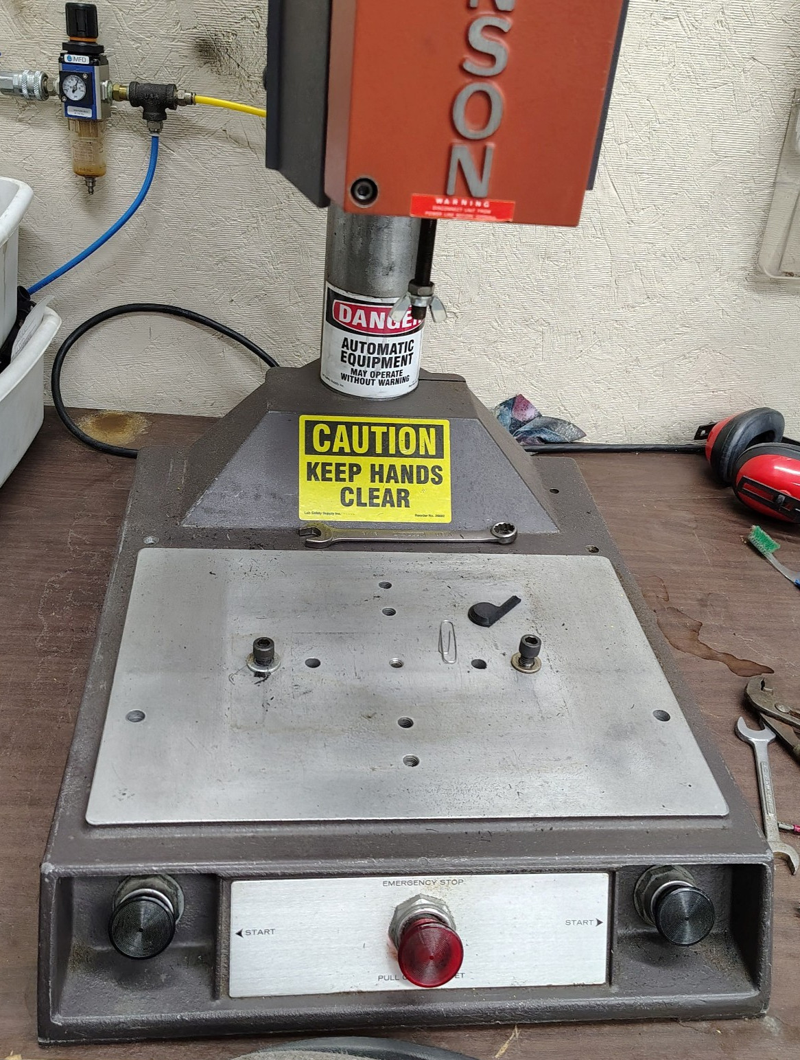 Branson 8400 Ultrasonic Welder Complete System 20kHz Manufacturing Equipment #2