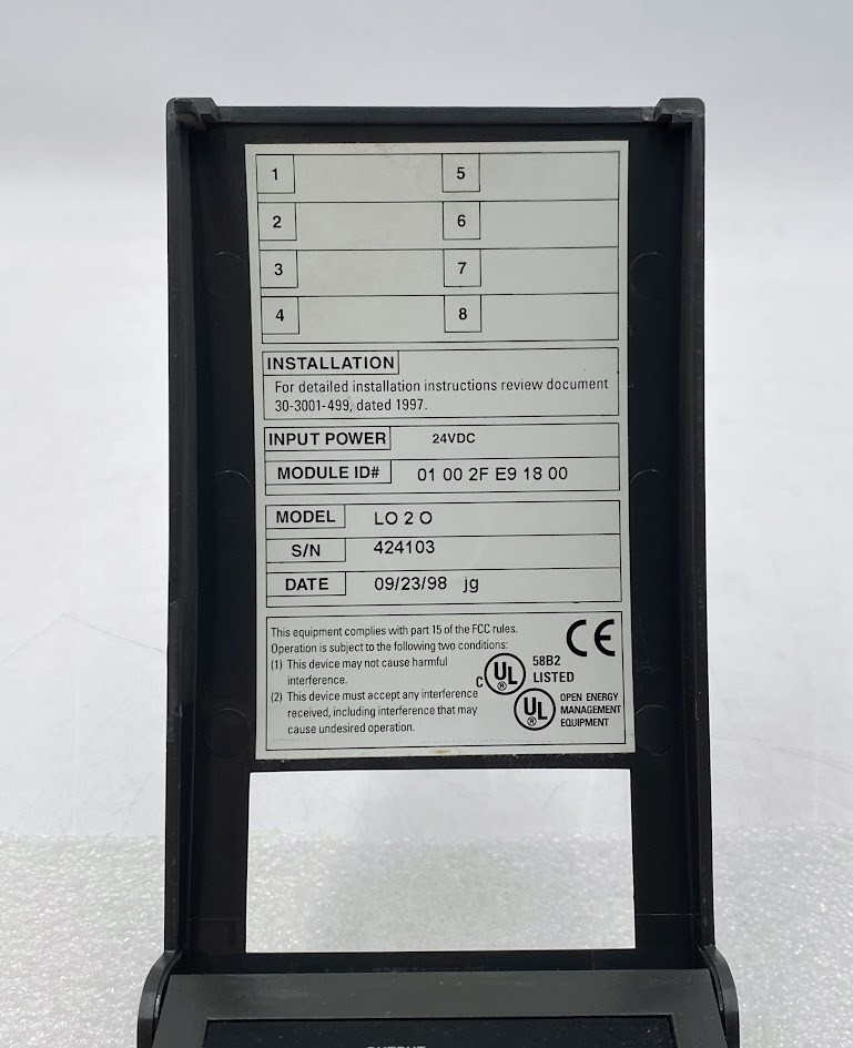 Andover Controls LO 2 O LO-2 PLC Module