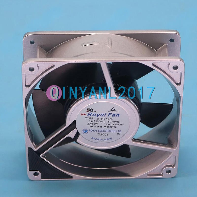 ONE New ROYAL FAN UTHS457C Metal Cooling Fan AC 230V 20/18W