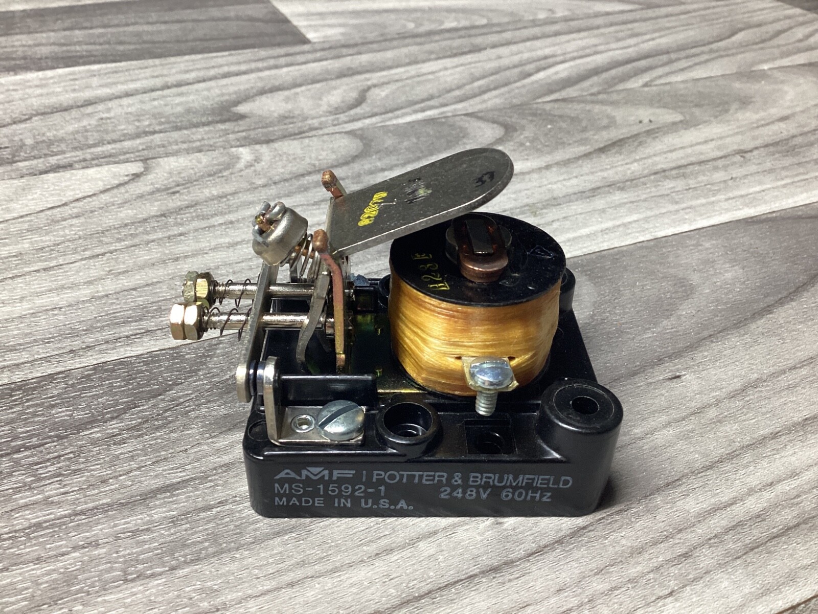 AMF POTTER & BRUFIELD MS-1592-1 248V 60HZ RELAY #100G153*CO