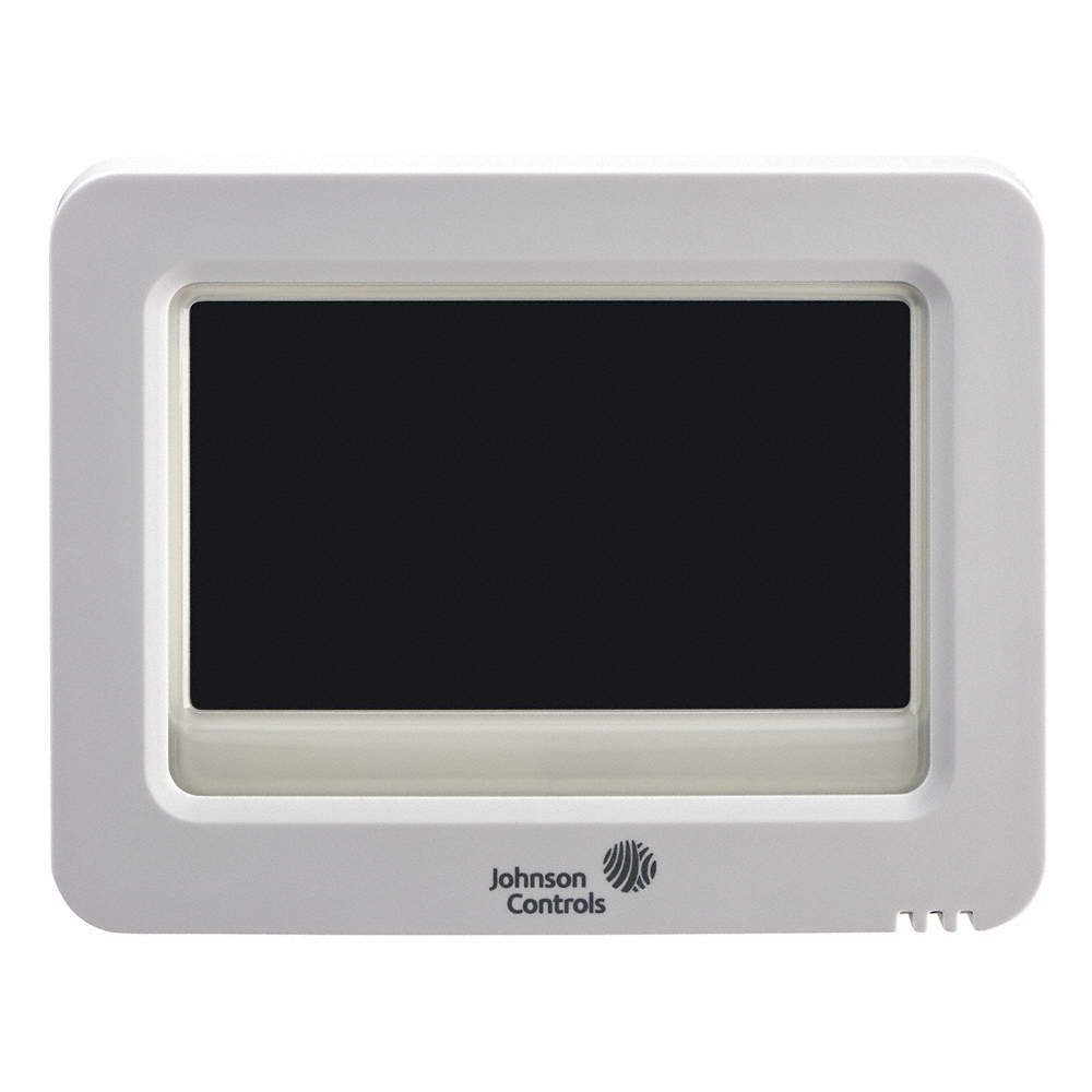 JOHNSON CONTROLS T9180 WiFi Tstat,H/C,99/35F,Rect,White 53WN10