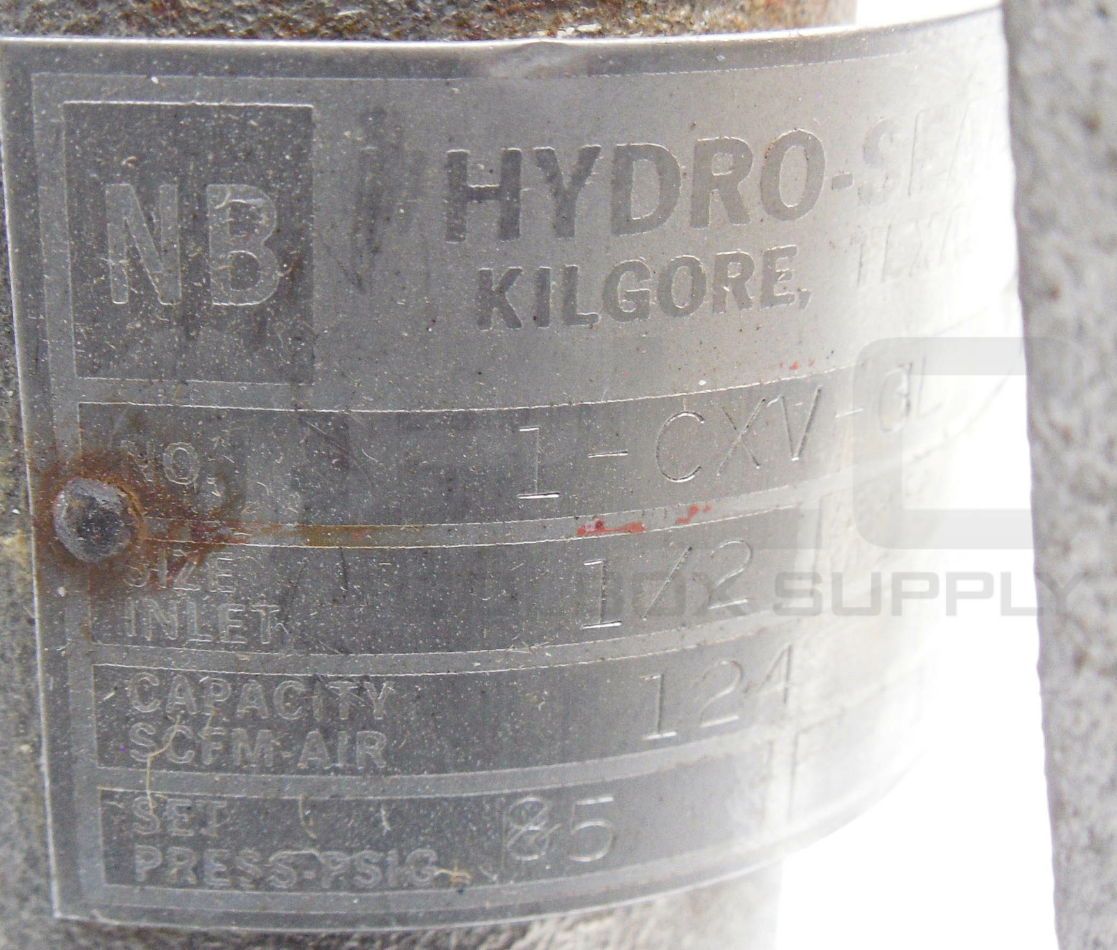 HYDRO-SEAL 1CXV-3L SAFETY VALVE 1/2″ 85PSIG
