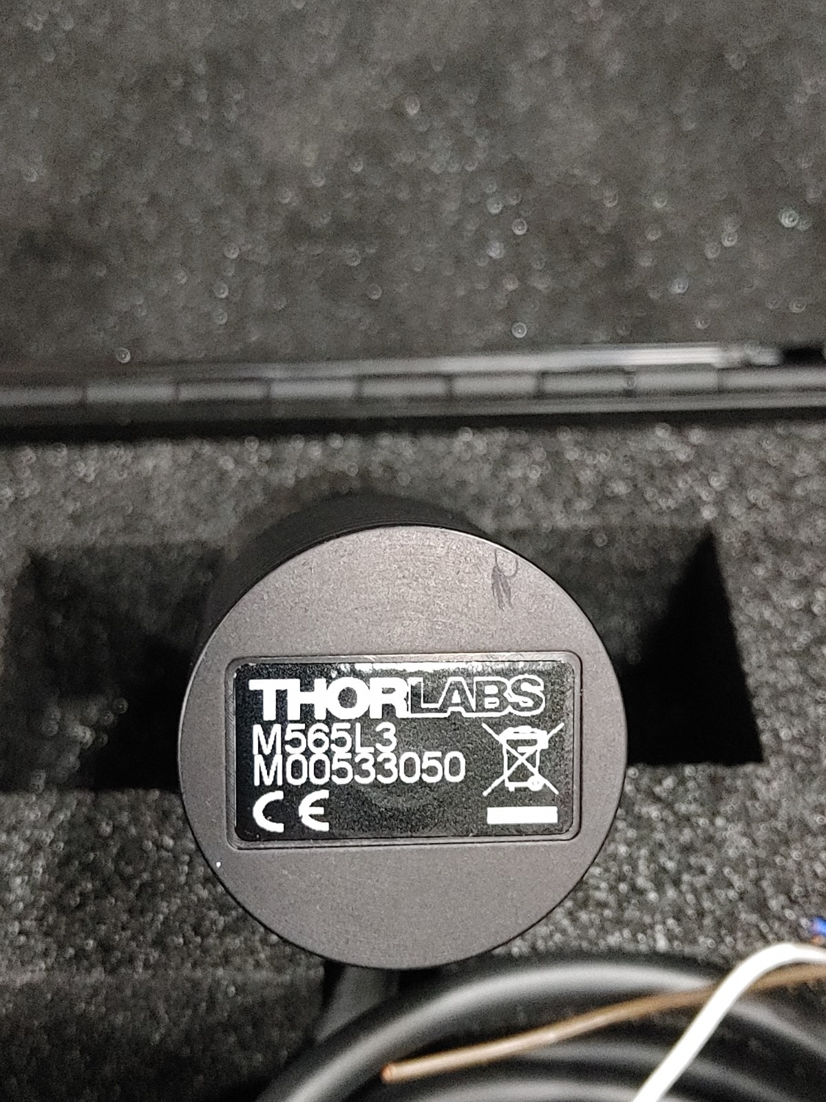 THORLABS M565L3 565 nm 880 mW 1000 mA Mounted LED w Lens Tube and Optic Filter