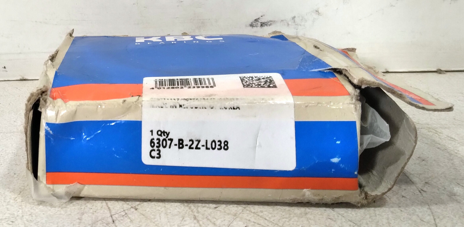 1 NEW KBC 6307-B-2Z-L038 RADIAL DEEP GROOVE BALL BEARINGS NIB ***MAKE OFFER***