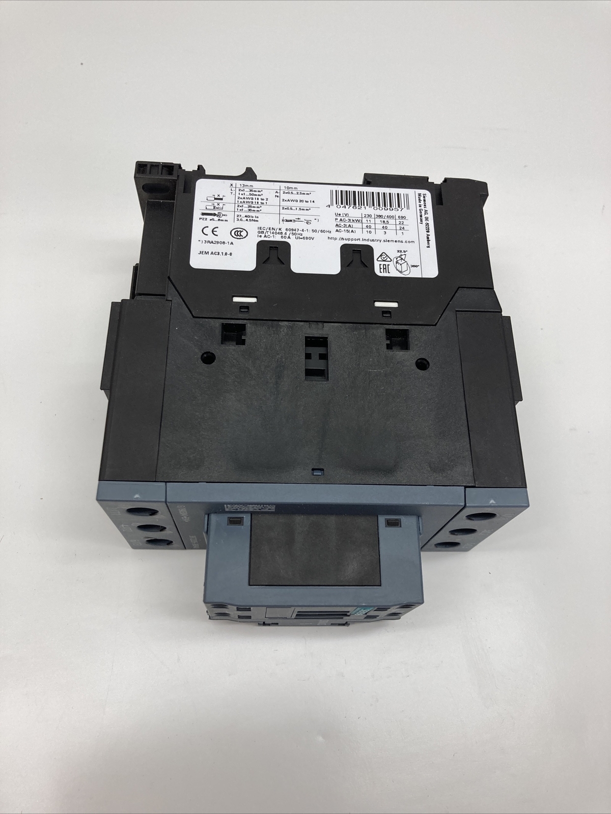 Siemens SIRIUS Contactor 3RT2038-3KB40 | U.S.A. SELLER | USED…???