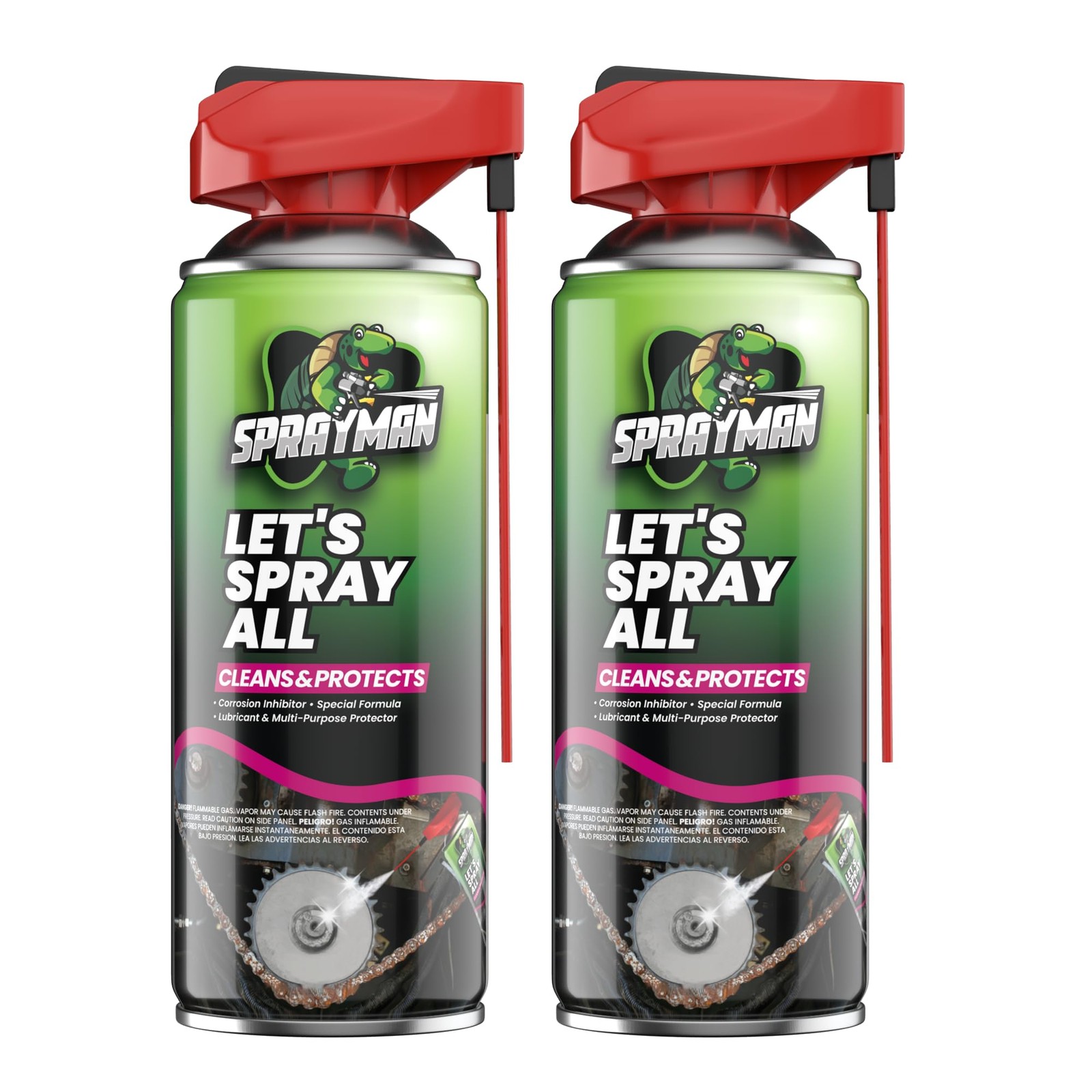 Let’s Spray All Corrosion Inhibitor (2×11 oz.) Long-Lasting Penetrating Oil &…