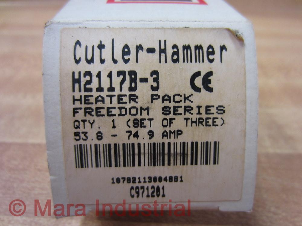Cutler Hammer H2117B Eaton Heater H2117B-3 (Pack of 3)