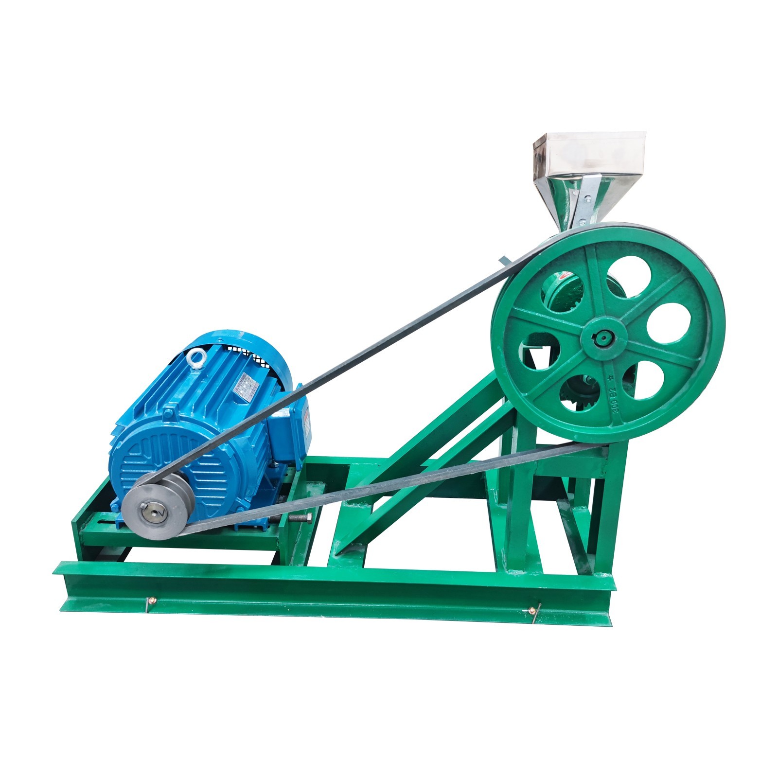 Puffed Food Extruder Corn Puffing Machine with Support Frame 3-phase 220V 11KW