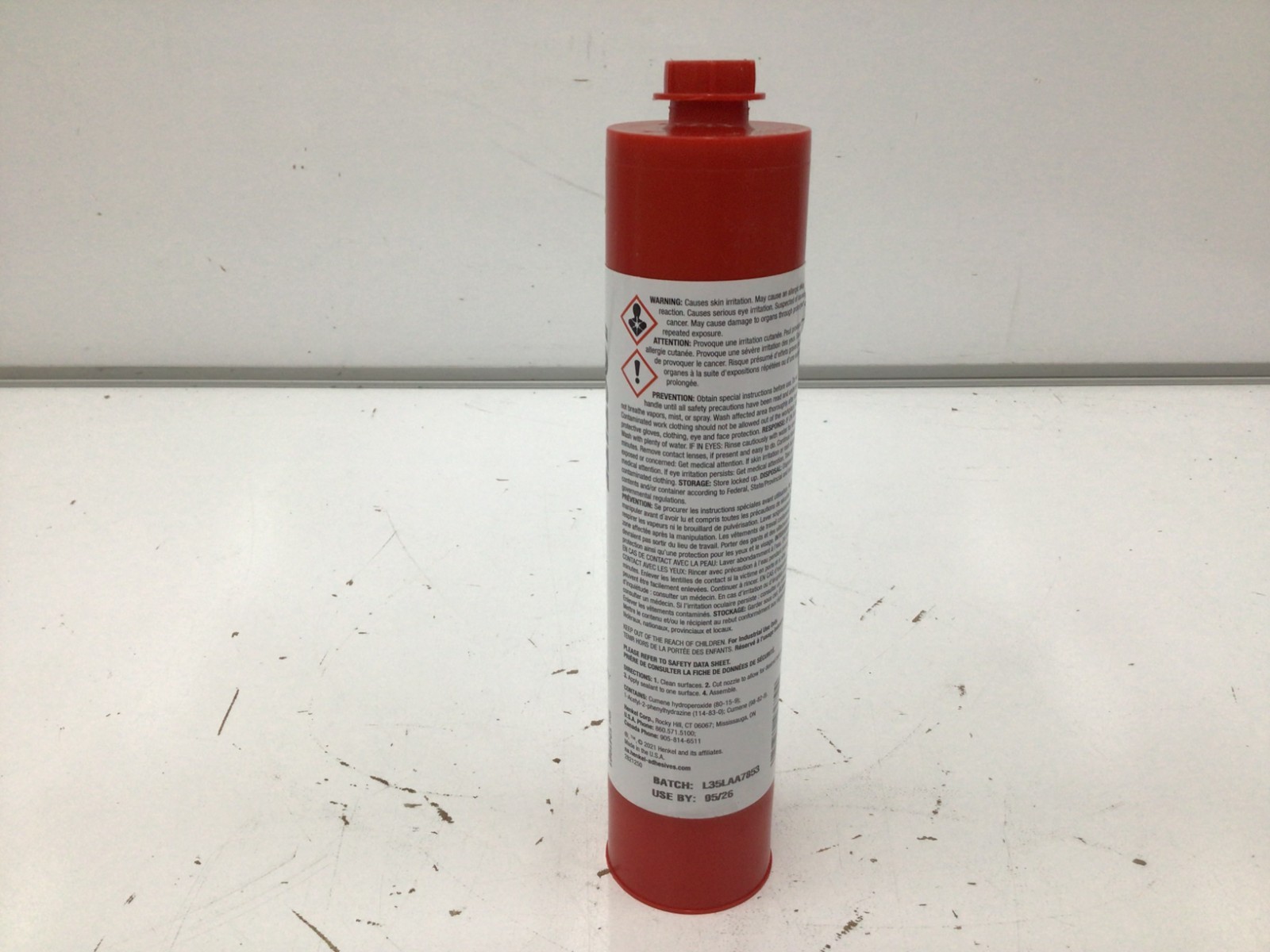 Loctite 1241991 Anaerobic Gasket Sealant, 300 Ml, Red, Temp Range -65 To 300