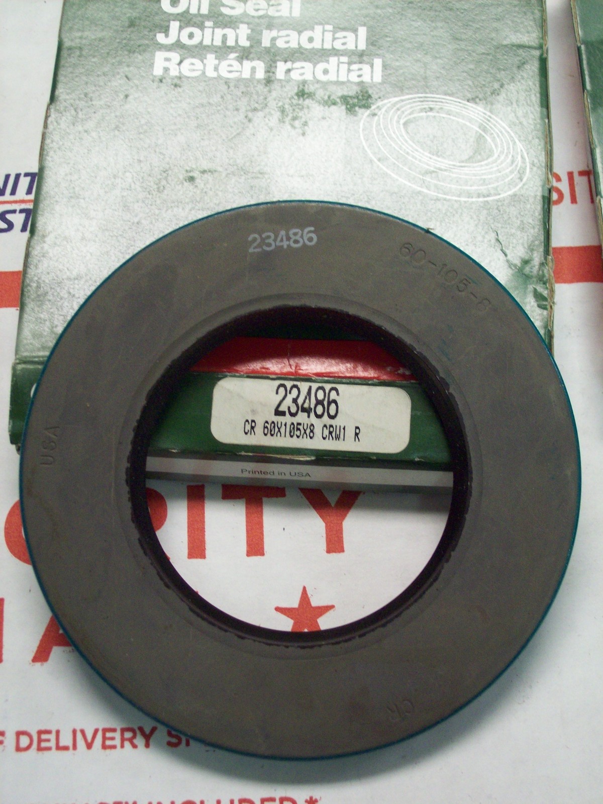 “LOT OF 3” NEW CHICAGO RAWHIDE OIL SEAL JOINT RADIAL 60x105x8 , 23486