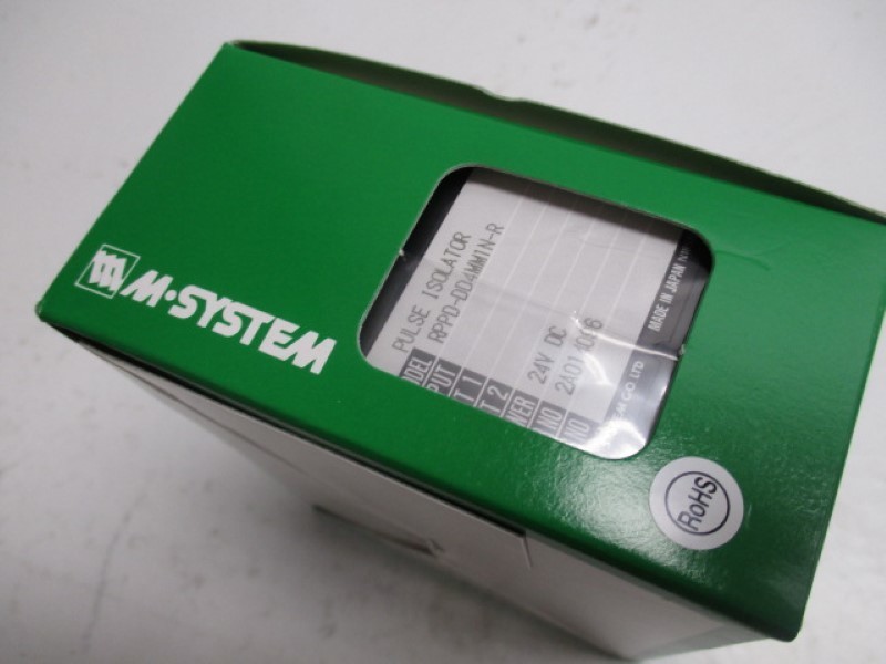 M-SYSTEM RPPD-DD4MM1N-R PULSE ISOLATOR 24VDC NSMP