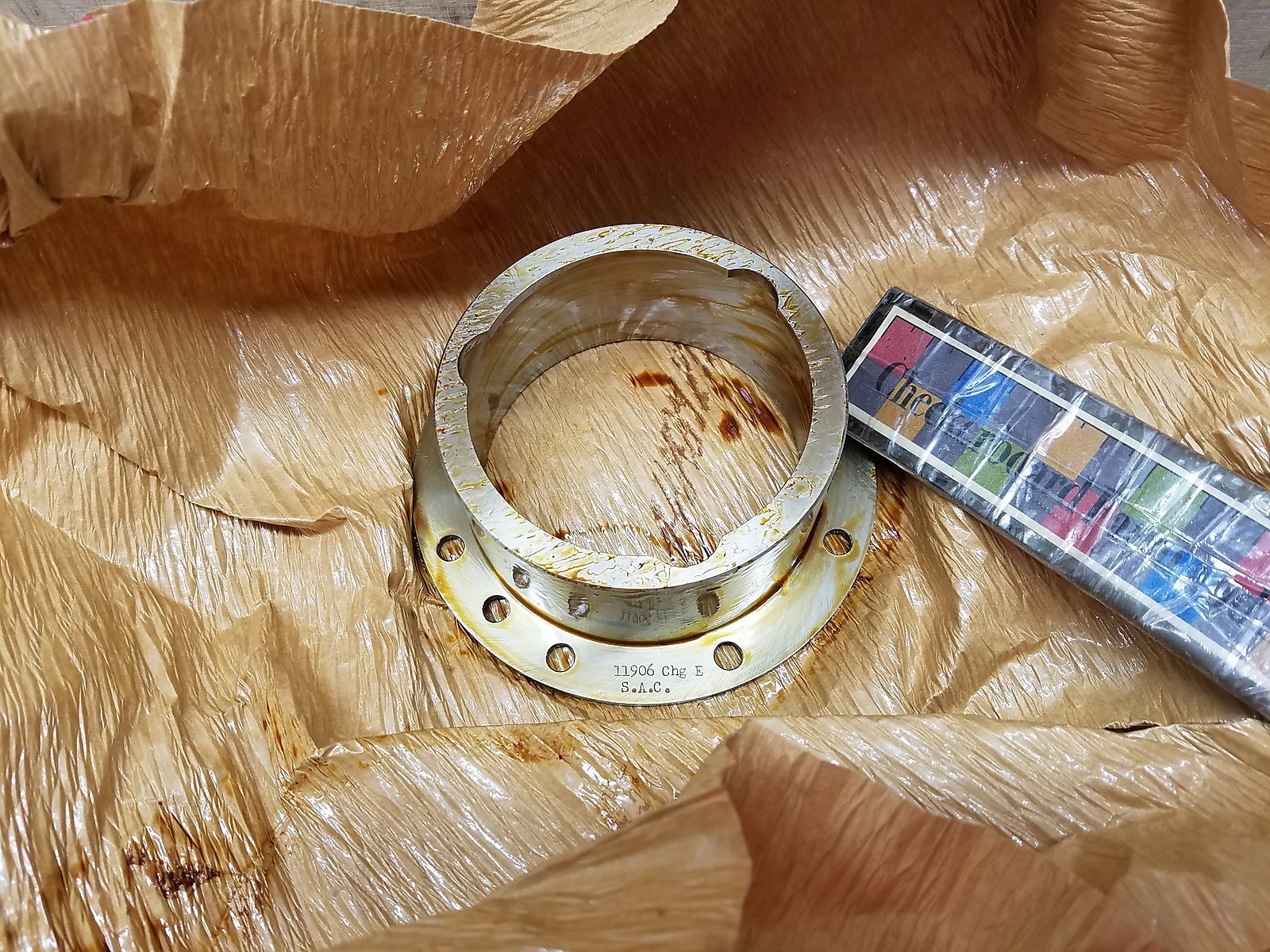 NOS Turbine Bearing Sleeve 11906 2835-00-591-8535