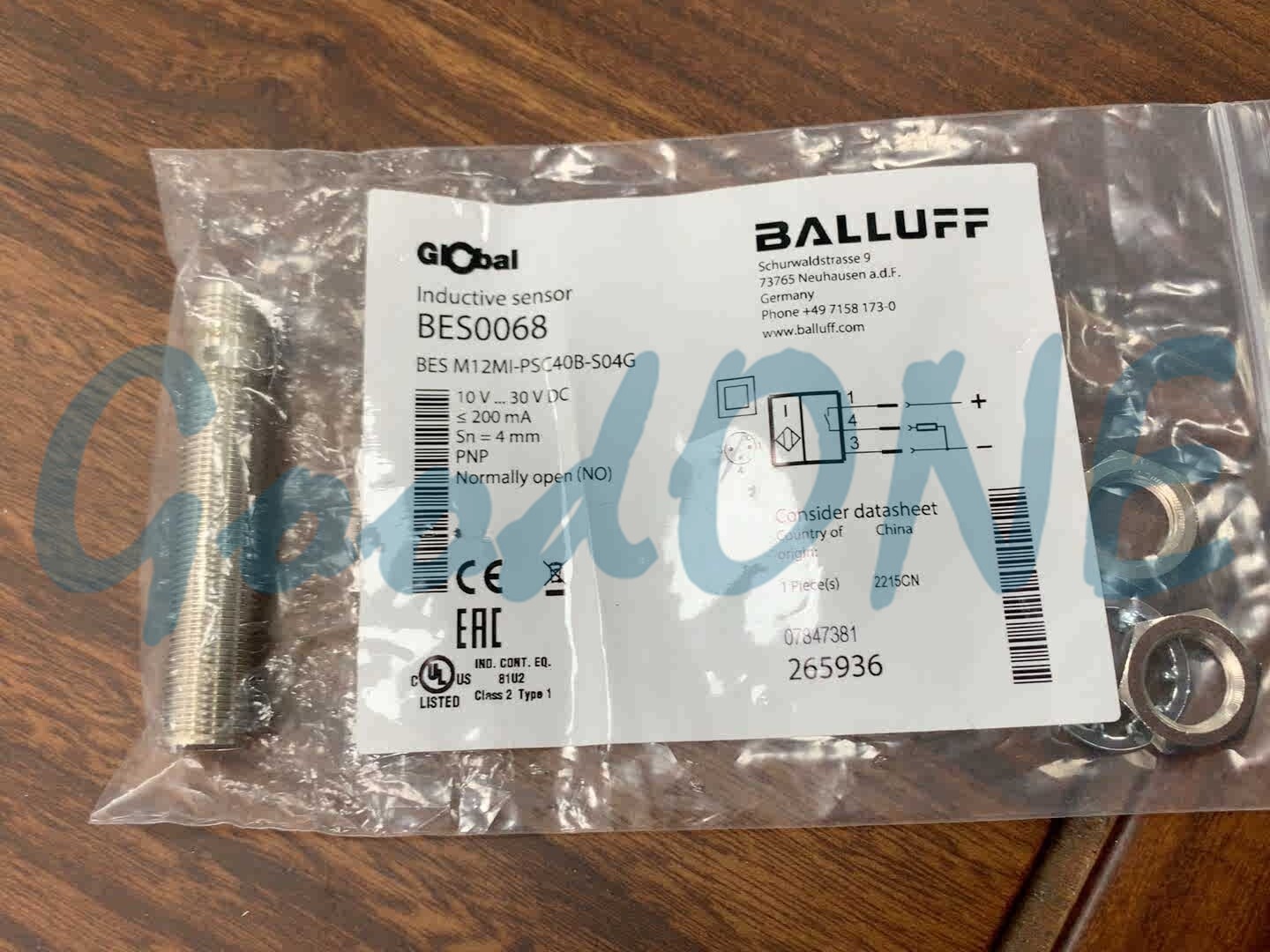 1PC NEW Balluff BES0068 BESM12MI-PSC40B-S04G Inductive Standard Sensors