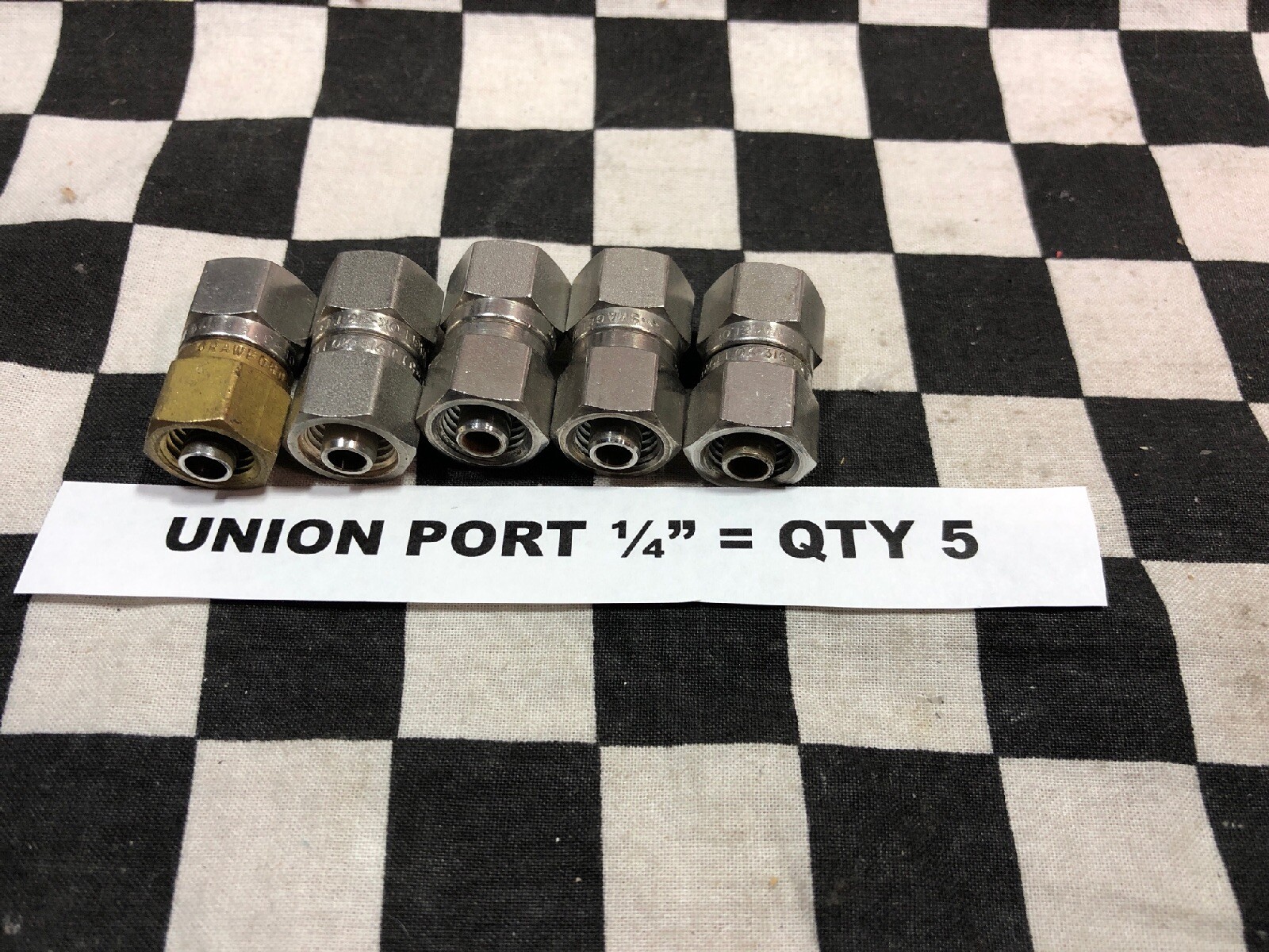 Swagelok Pre-Swaged Union PORT ¼” & 3/8″ & REDUCER, SS-401-PC, SS-601-PC #AA11