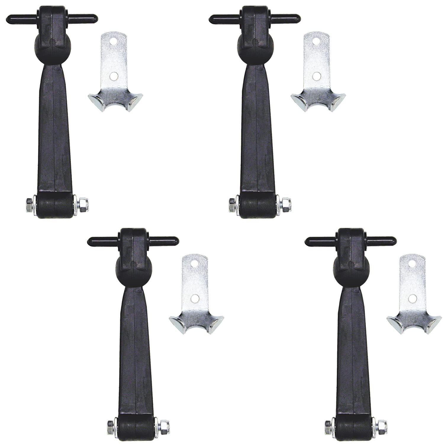 Buyers Products Wj2084 7-7/8 Inch Heavy-Duty Rubber Hood Catch Includes Brackets