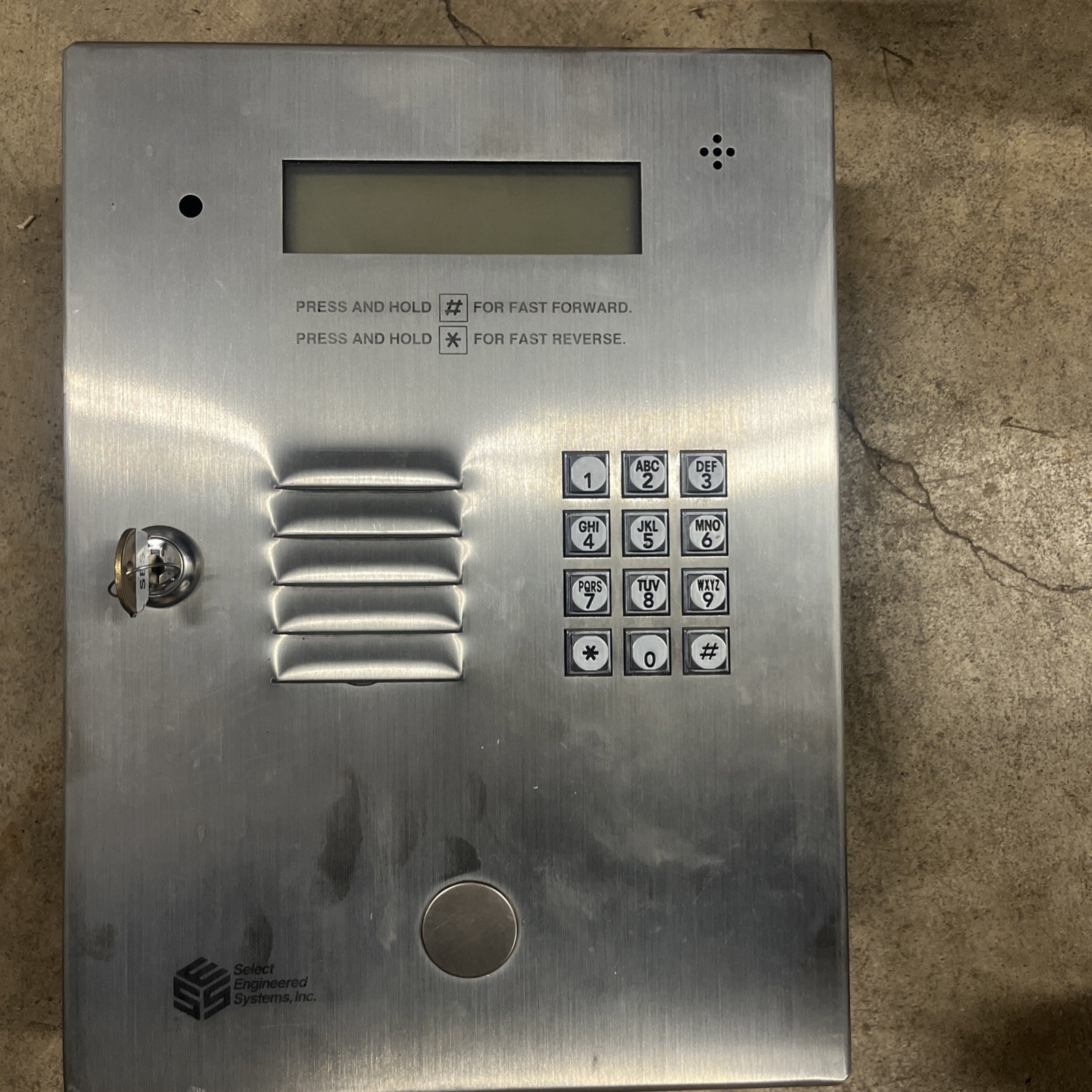 Used -SELECT ENGINEERED SYSTEM SES TEC1 TELEPHONE ENTRY CONTROL T1HF50