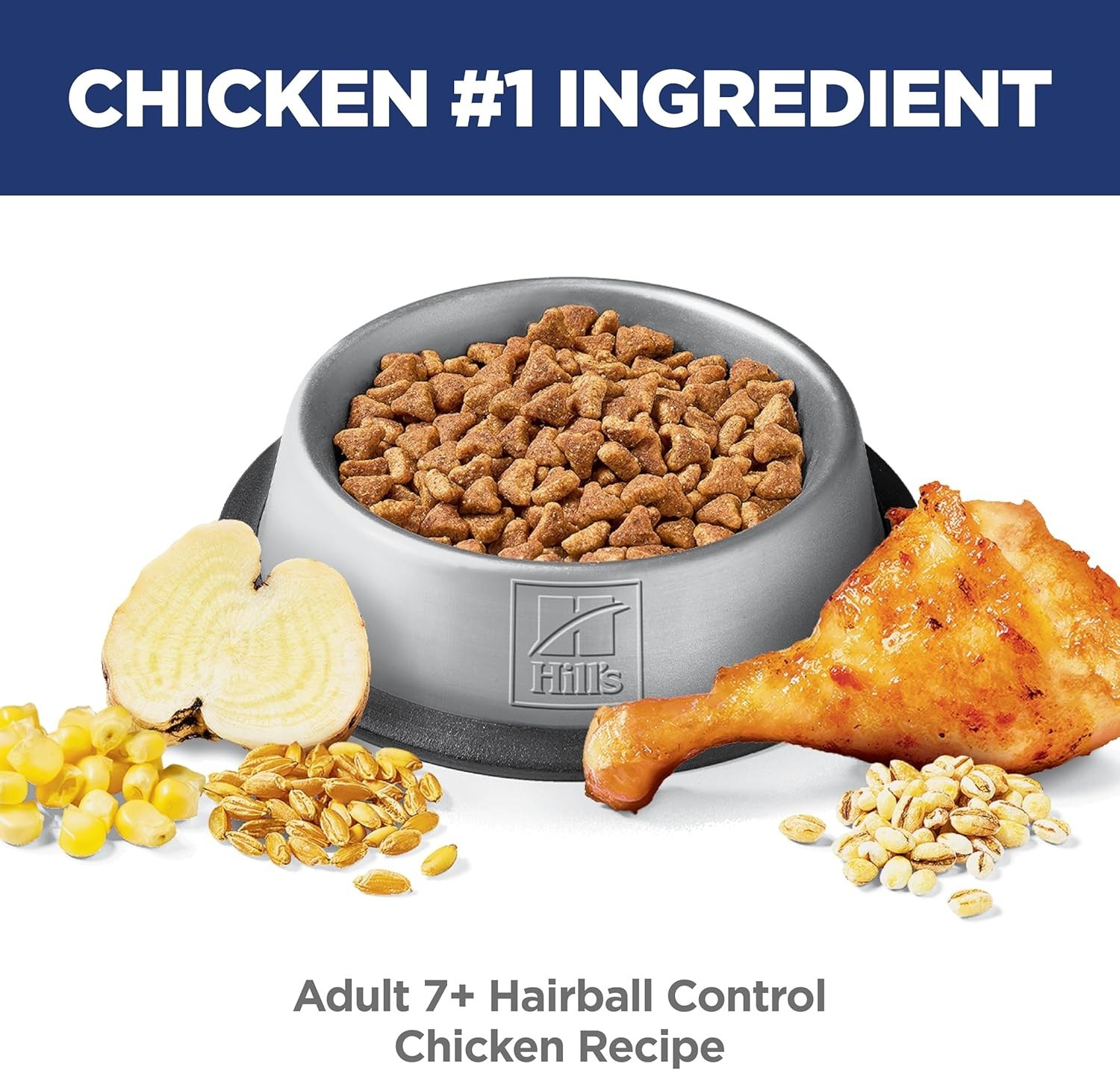 Hill’s Science Diet Adult 7+ Hairball Control Chicken Cat Food 15.5lb
