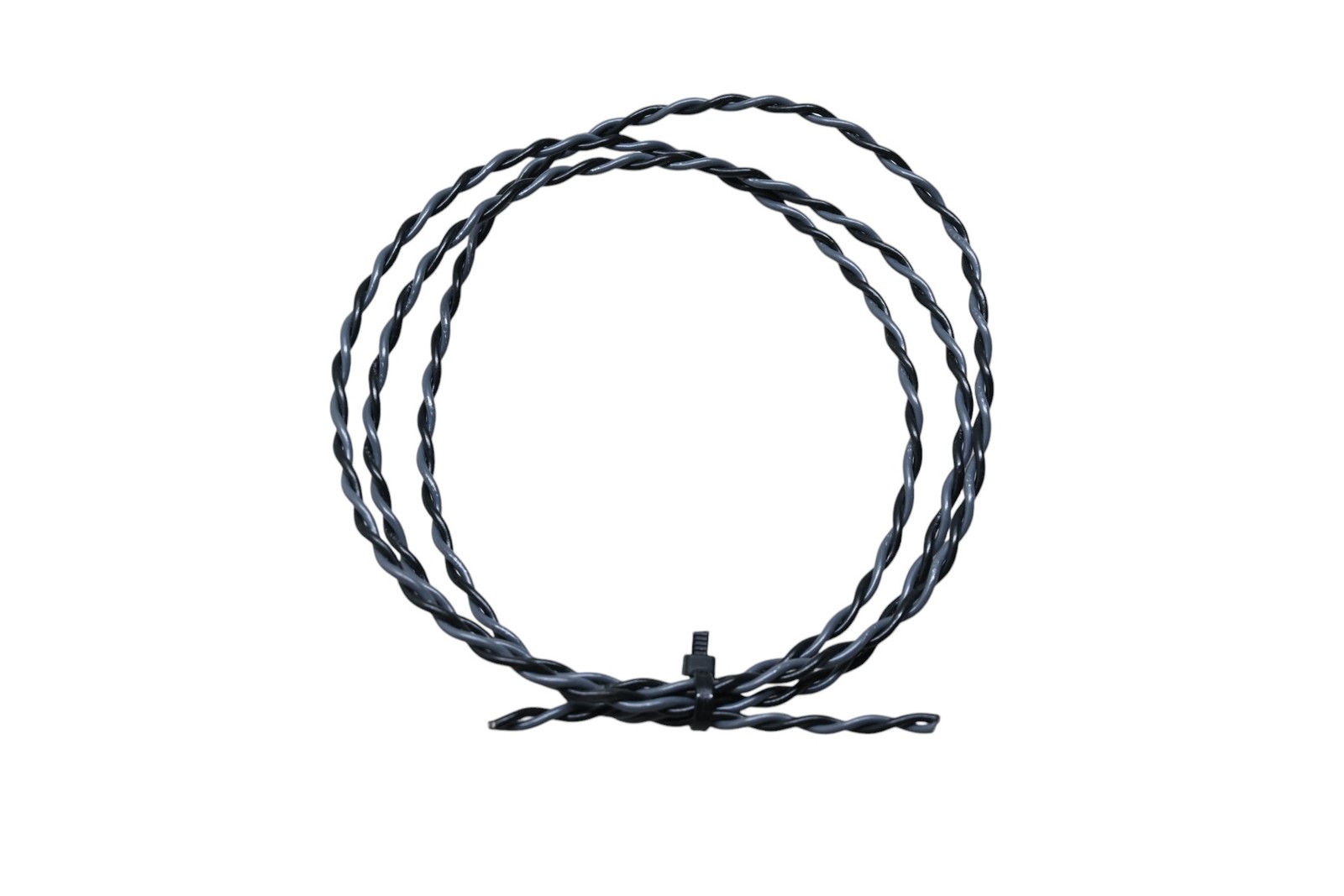 NPI 01920070 4ft 18AWG Wire Black/Gray NOS