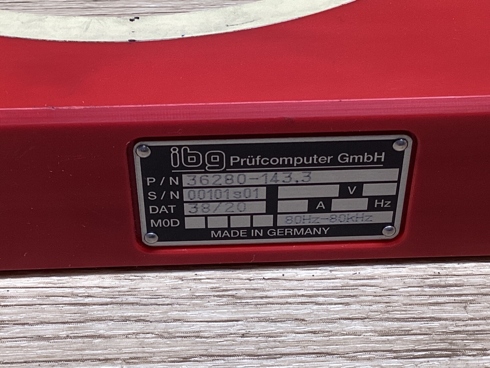 IBG Swiss AG 36280-143.3 80 HZ Encircling Coil #15H34PR8