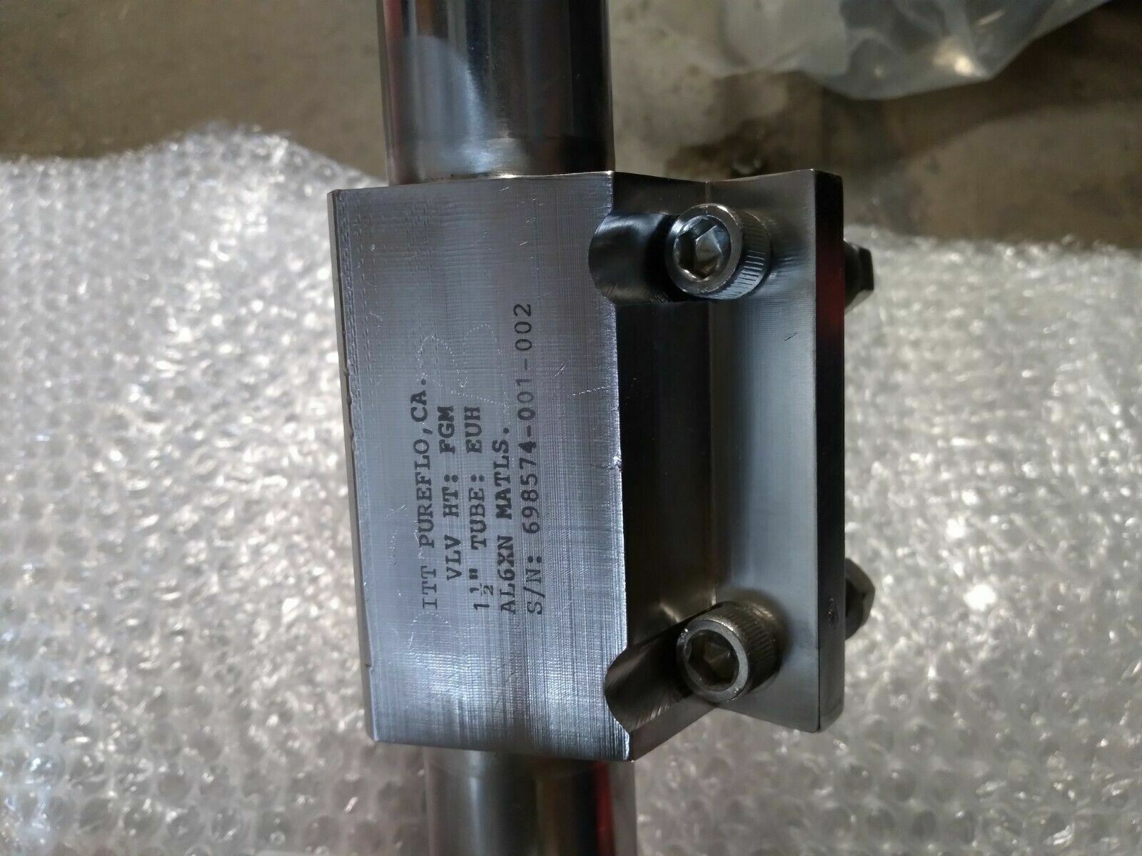 ITT PureFlo 1.5 Inch Dual T Diaphragm Valve SS CWP150 A217 5PCC W4 Industrial