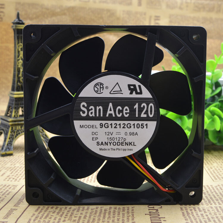 1PC For Fan Sanyo 9G1212G1051 12V 0.98A Z#1