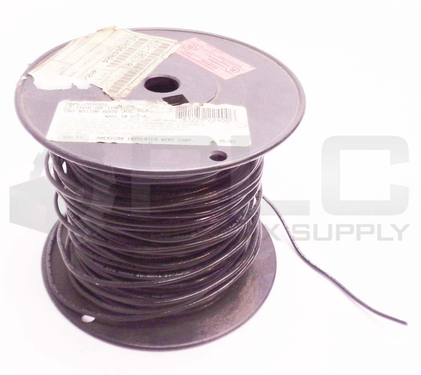 NEW AMERICAN INSULATED WIRE 1229100500S 12 AWG WIRE APPROX 255′ 600V THHN/THWN