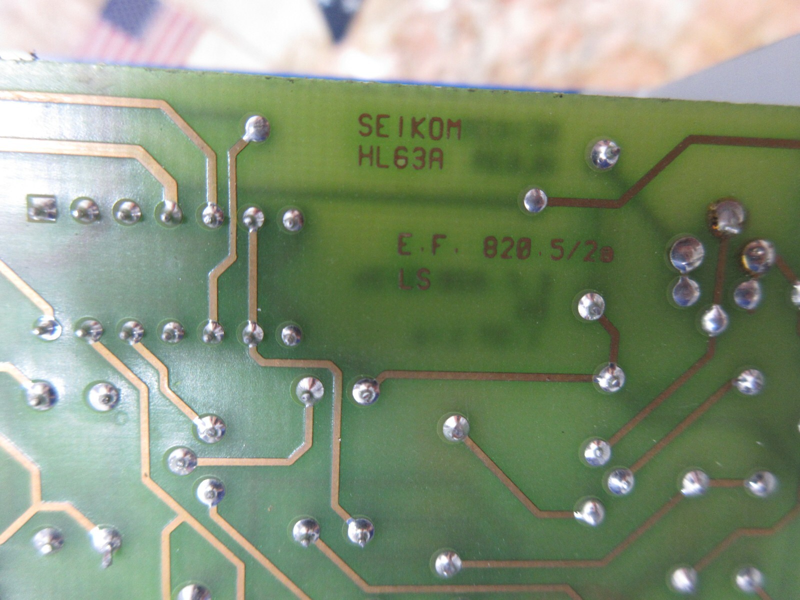 SEIKOM POWER BOARD HLG-3/6A HL63A E.F. 820 5/2A ELECTRONIC SOFT START DEVICE