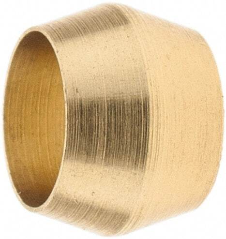 50 Pack Parker FIT BRASS 1/4″ Compression Tube Sleeves: Compression, Brass