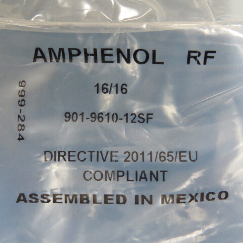 AMPHENOL 901-9610-12SF Qty of 1 per Lot CONN AVNET