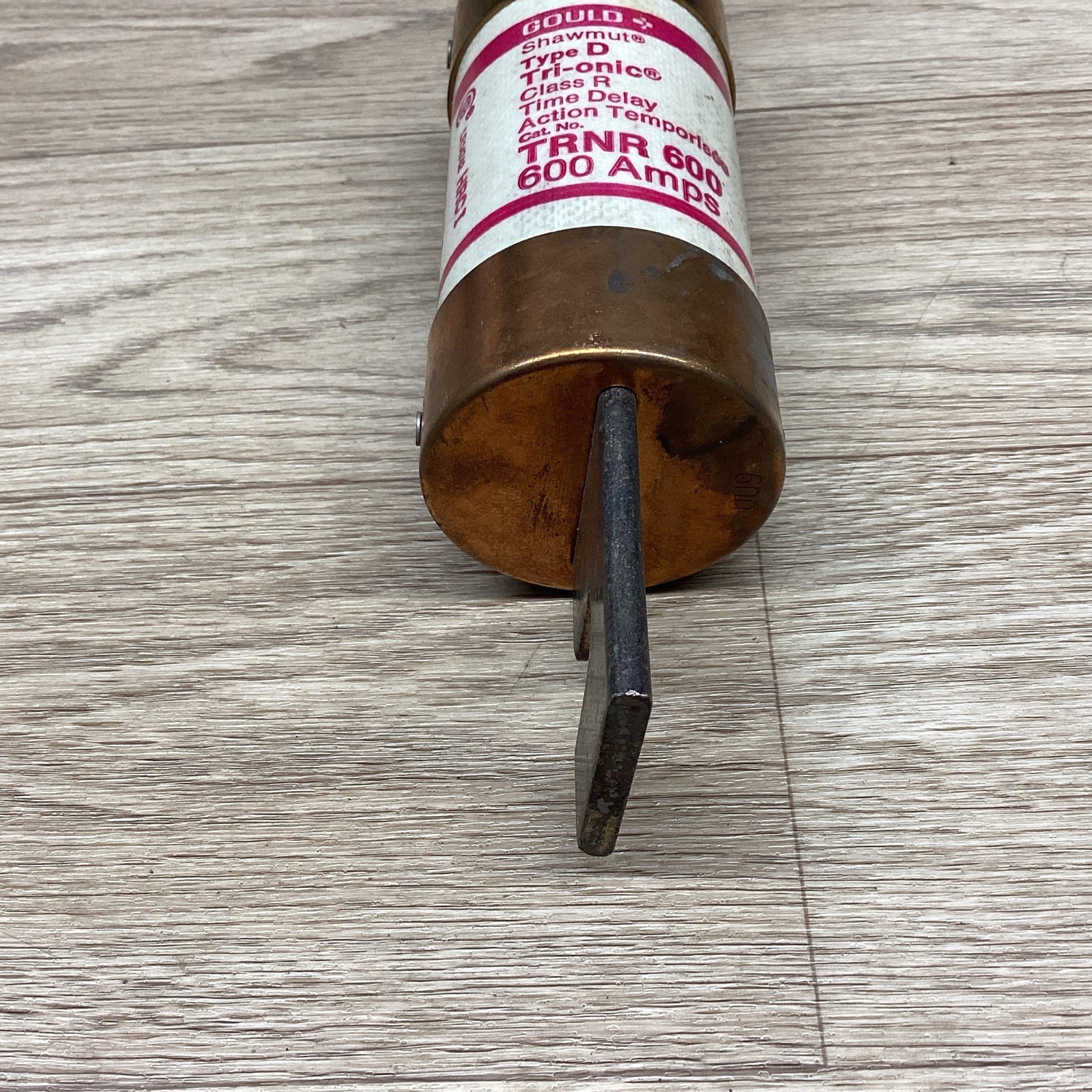 GOULD SHAWMUT TYPE D TRI-ONIC CLASS R TRNR 600 600AMP FUSE #816PR150*CO