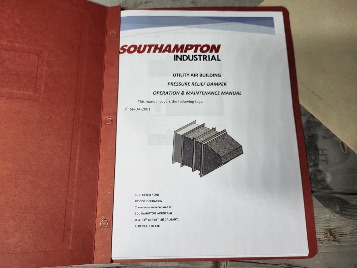 SURPLUS NEW GREENHECK HPR-12024X24 24″ x 24″ Backdraft Damper w/ Exhaust Hood &