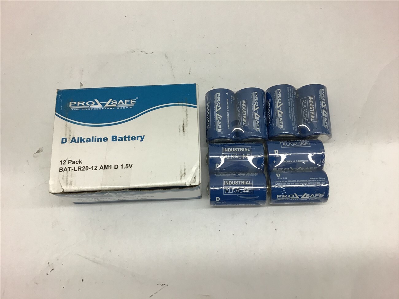 Pro-Safe D Alkaline Battery Lot of 20