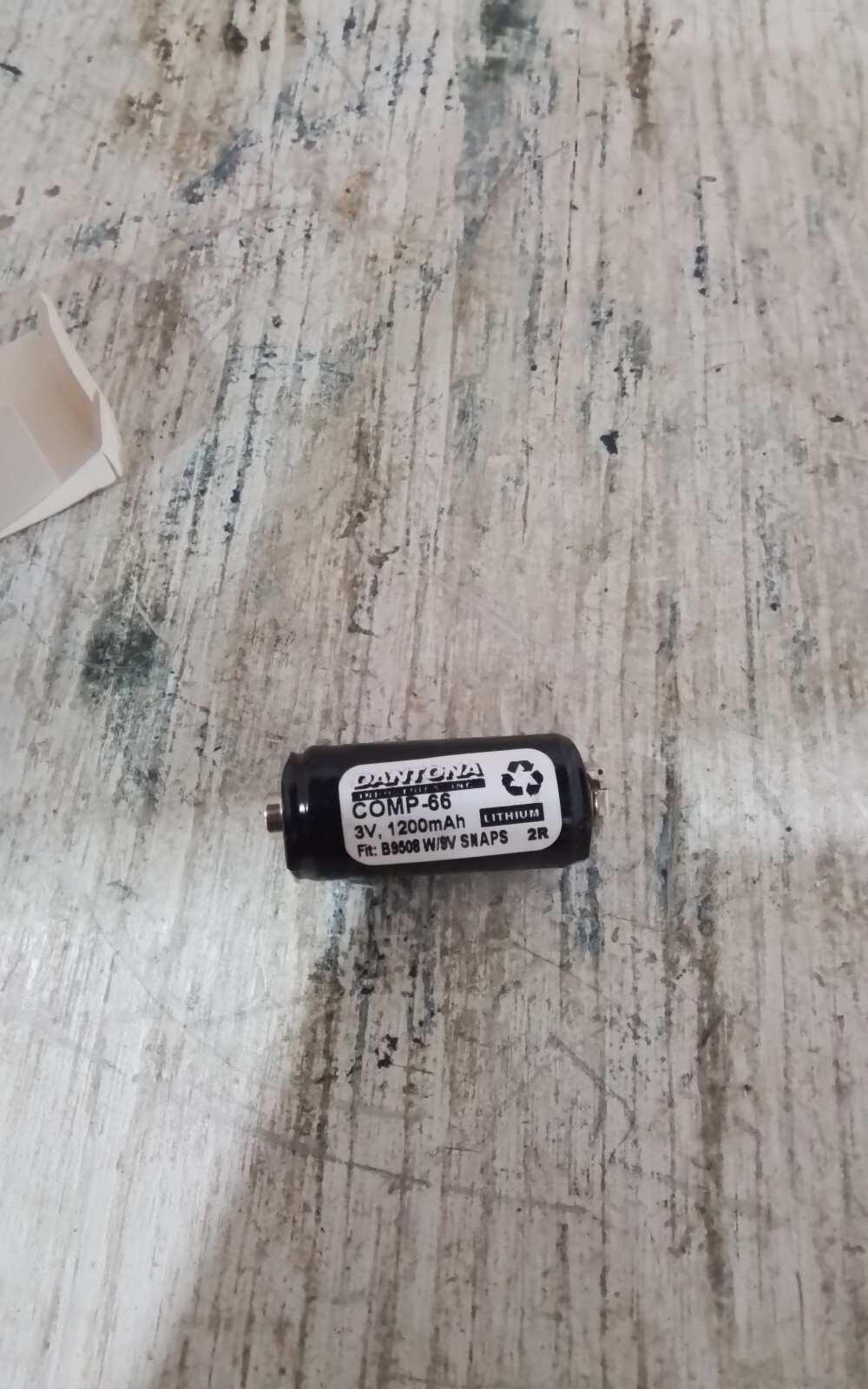 DANTONA COMP-66 3V 1200mAh Fits/Replaces B9508 W/ 9V – New In Box (SP268)