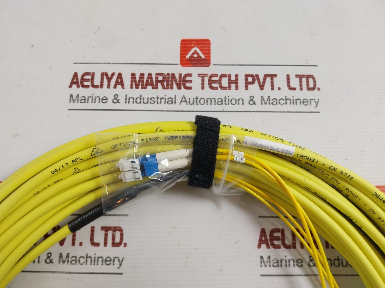 AFL R1LCLC20M-2-2911-Z Duplex Single Mode Fiber Optic Patch Cable 20M