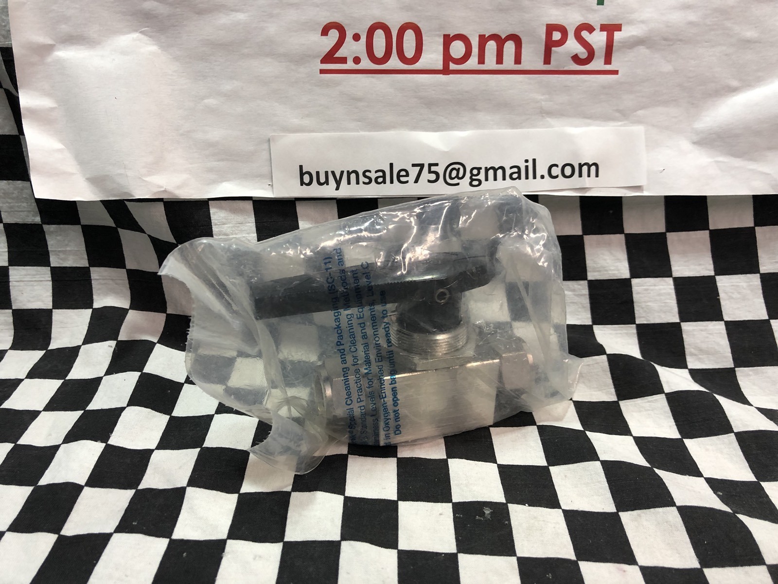 SWAGELOK BALL VALVE 3/4″,6.4 Cv, SC-11, SS-45S12-1466, SHIPSAMEDAY