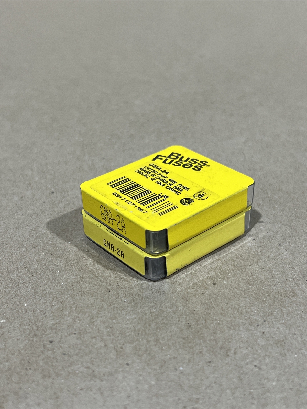 GMA-2A Buss Fuse 2A 250V GMA2A (Lot of 4 Total Fuses) New Open Box