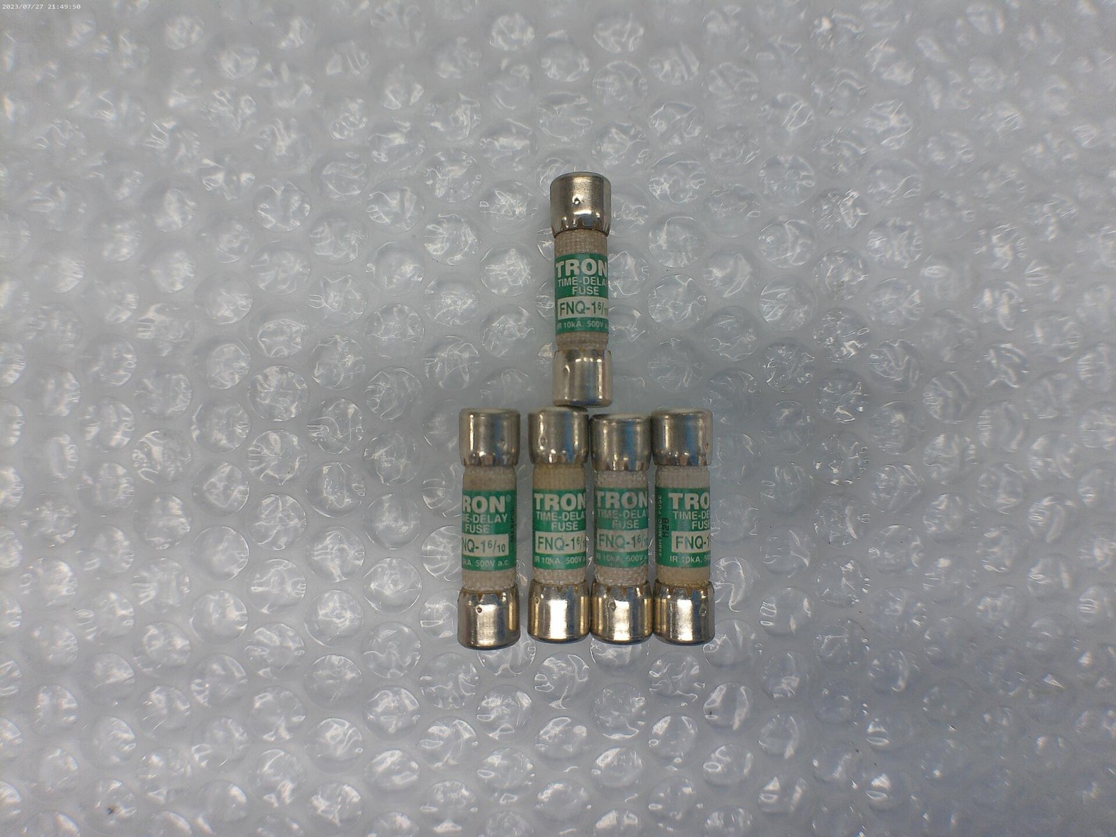 TRON FNQ-1-6/10 FUSE LOT OF 5 NSNP