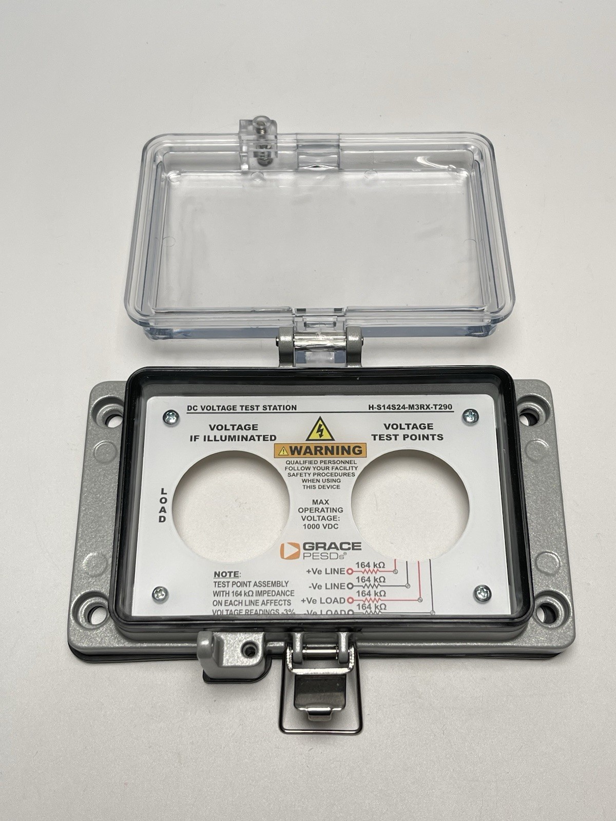 Grace PESD DC Voltage Test Station – R-3W-DC & R-3MT-1K-LL With M3 Panel Mount