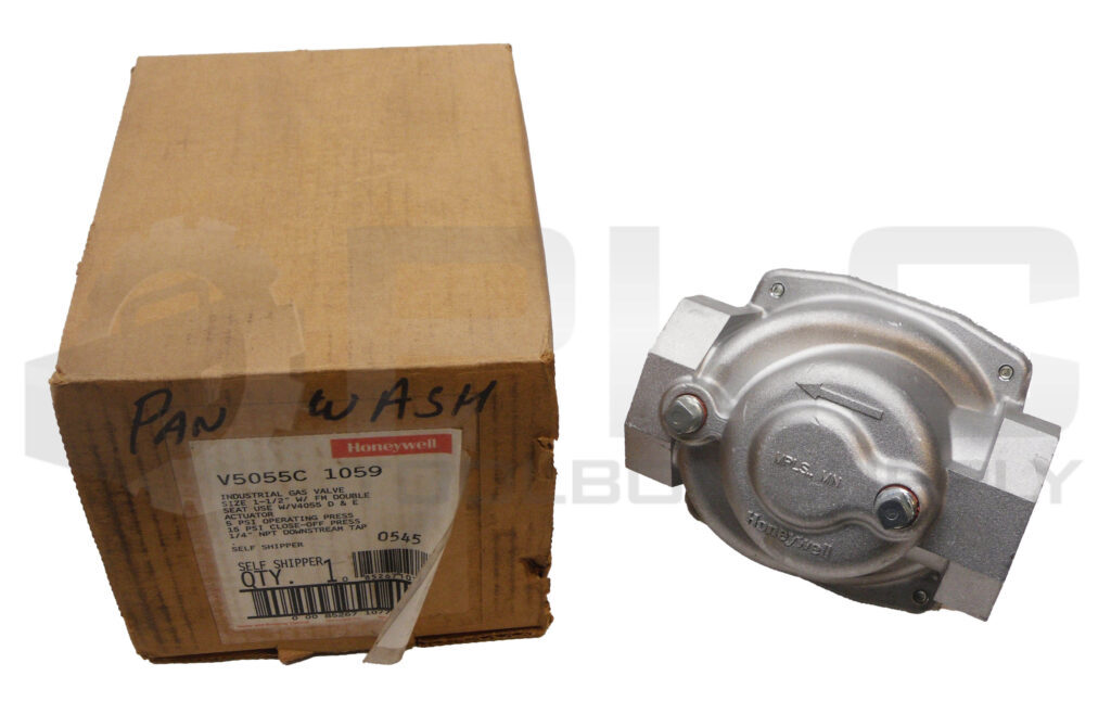 NEW HONEYWELL V5055C 1059 INDUSTRIAL GAS VALVE 1-1/2″ 5-15PSI 1/4″ NPT