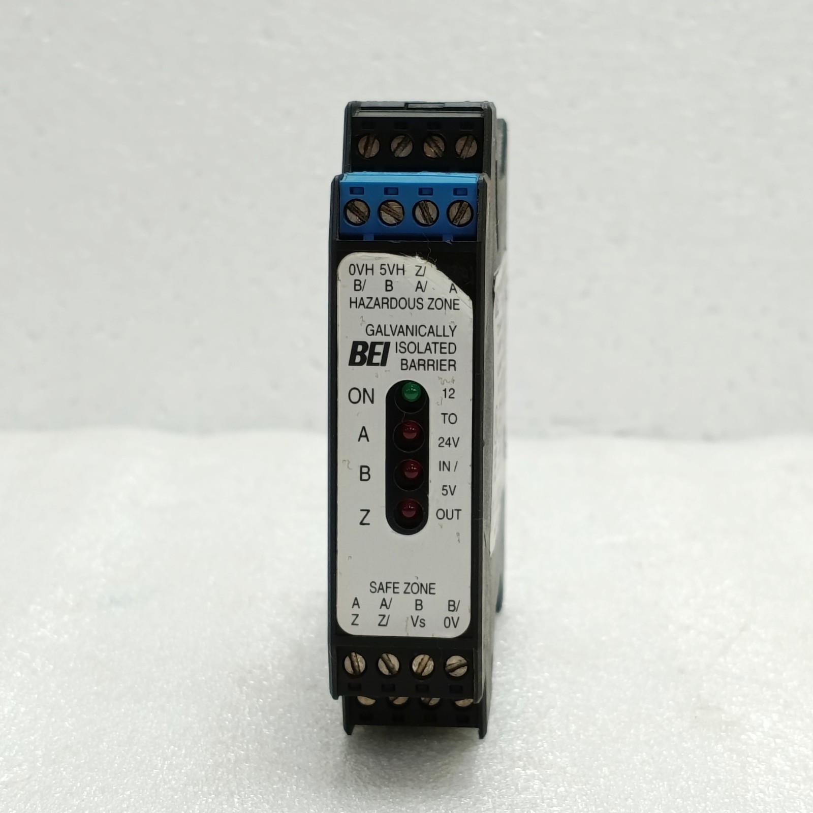 BEI Sensors 60004-002 Galvanically Isolated Intrinsic Safety Barrier 12-28VDC
