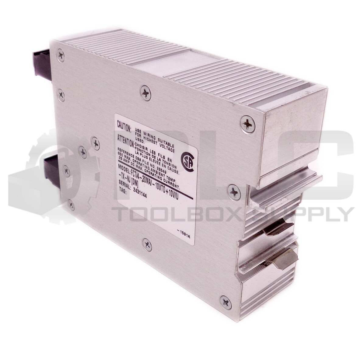 NEW MOORE INDUSTRIES FCT/4-20MA/-10VTO+10V/U-TX-NJ FCT SIGNAL CONVERTER/ISOLATOR